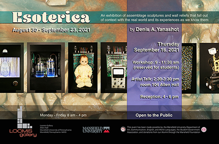Image of the Esoterica exhibition poster